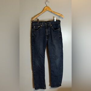 Levi’s 505 dark wash denim jeans